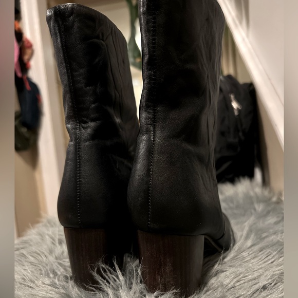 Adolfo Dominguez Leather Booties - Picture 3 of 7